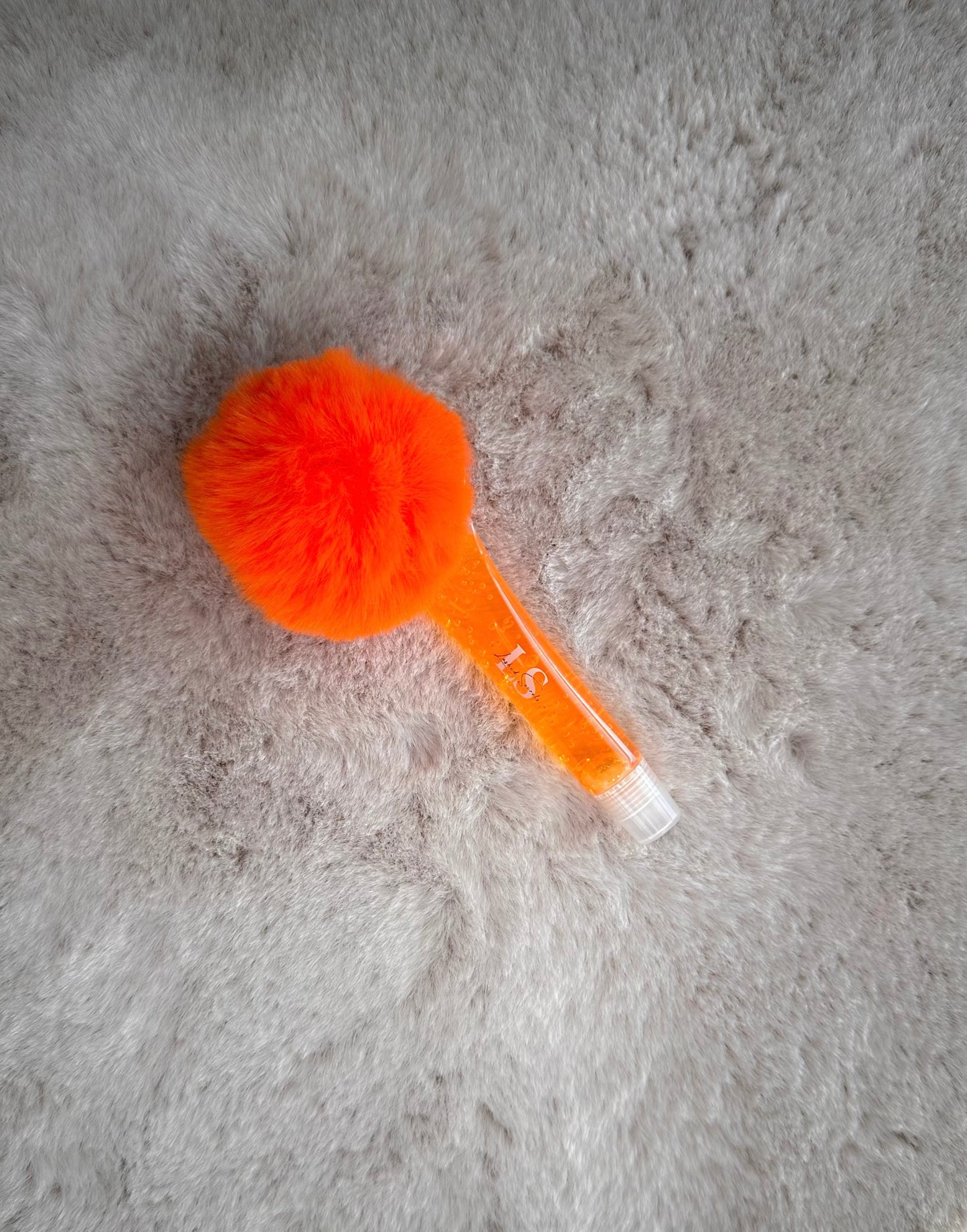 Fur Ball Key Chain Lip Gloss