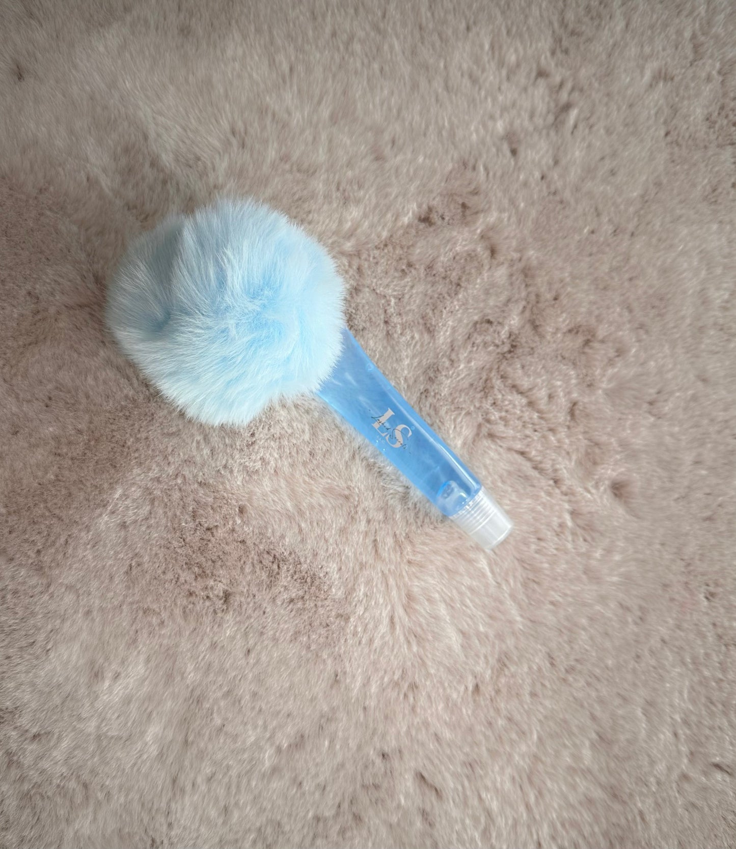 Fur Ball Key Chain Lip Gloss